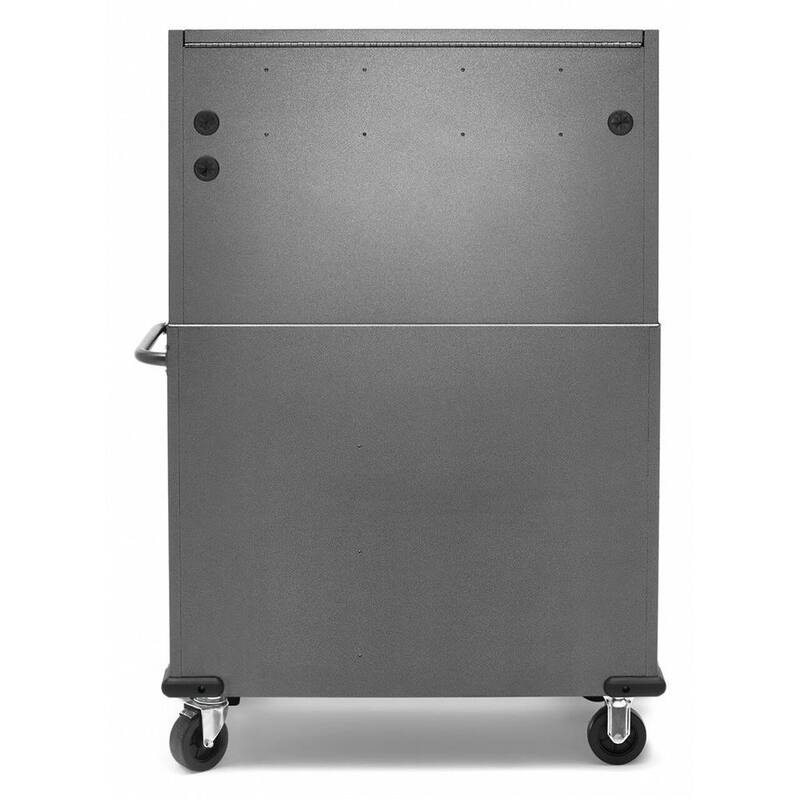 Cofre de herramientas móvil Granite Hammered Combo de Gladiator con 15 cajones, 41 pulgadas de ancho x 25 pulgadas de profundidad - GATC4115JG
