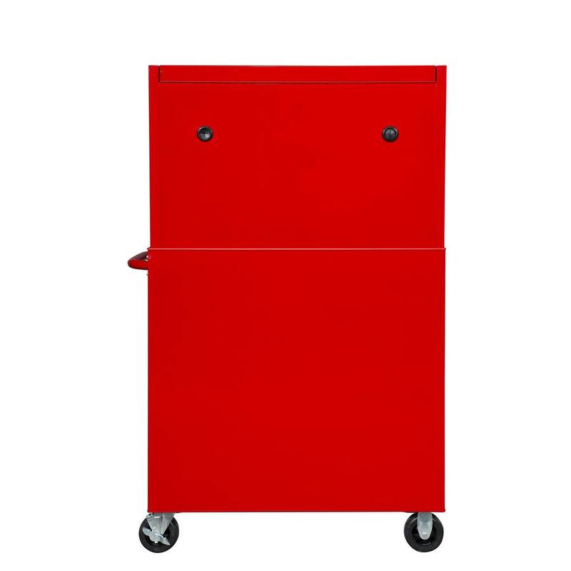 Husky 36 pulgadas de ancho x 18 pulgadas de profundidad 12 cajones Brillo Rojo Cofre y Gabinete Rodante de Herramientas Combo - UACT-H-360121