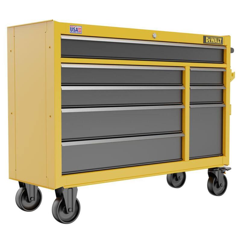 Gabinete de herramientas de 52 pulgadas de ancho x 20 pulgadas de profundidad con 8 cajones - DWST52082