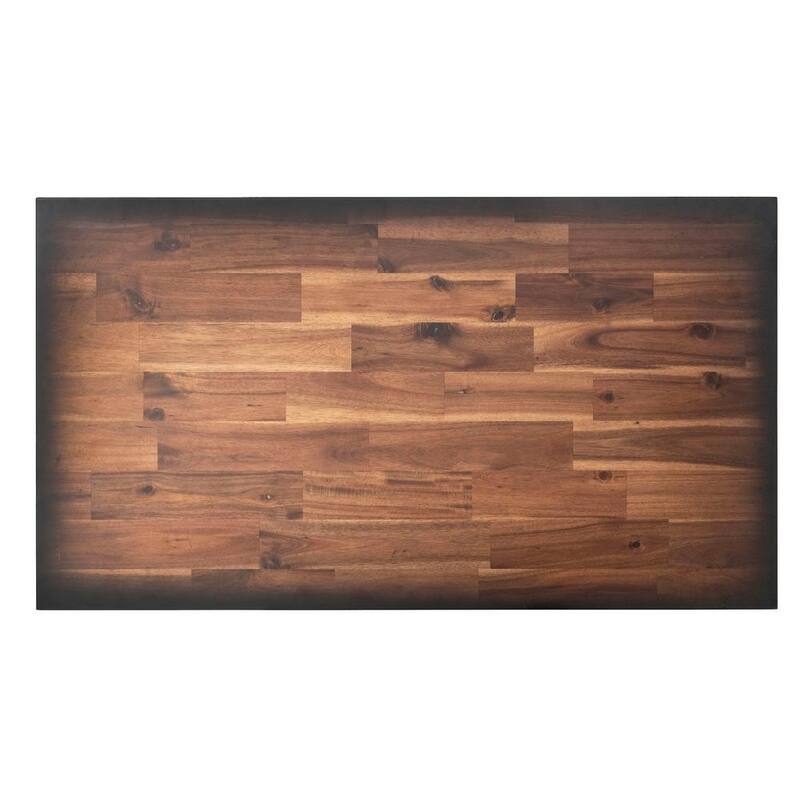 Gabinete rodante de cajones con cubierta de madera de 5 cajones de 36 pulgadas de ancho por 20 pulgadas de profundidad - 68006