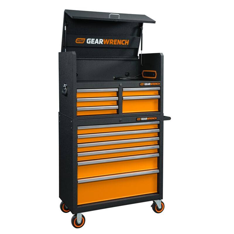 Gabinete de herramientas rodante de la serie GSX de 6 cajones de 36 pulgadas de ancho x 18 pulgadas de profundidad - 83243