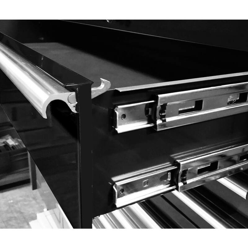 Extreme Tools THD Series 55 in. 12-Drawer Roller Cabinet Tool Chest in Black - THD552112RCBK

Herramienta de la serie THD de Extreme Tools de 55 pulgadas y 12 cajones en negro - THD552112RCBK