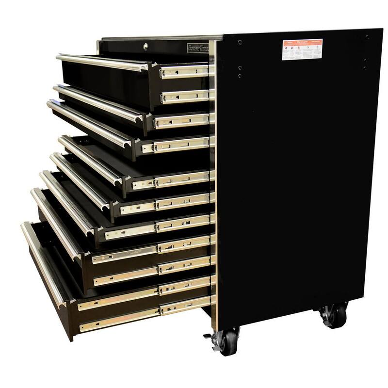 Extreme Tools THD Series 55 in. 12-Drawer Roller Cabinet Tool Chest in Black - THD552112RCBK

Herramienta de la serie THD de Extreme Tools de 55 pulgadas y 12 cajones en negro - THD552112RCBK