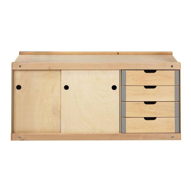 Armario de almacenamiento de 40 pulgadas de ancho x 18 pulgadas de profundidad para el banco de trabajo Nordic Plus - SJO-33374