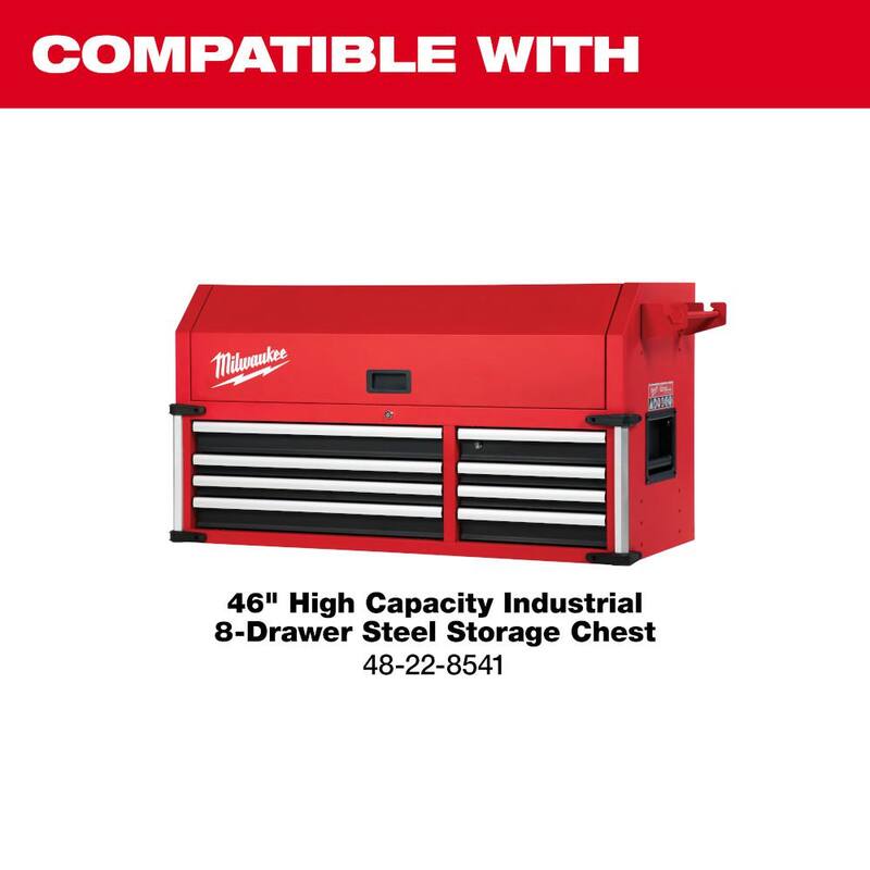 Gabinete con 10 cajones y ruedas de alta capacidad de Milwaukee - 48-22-8542