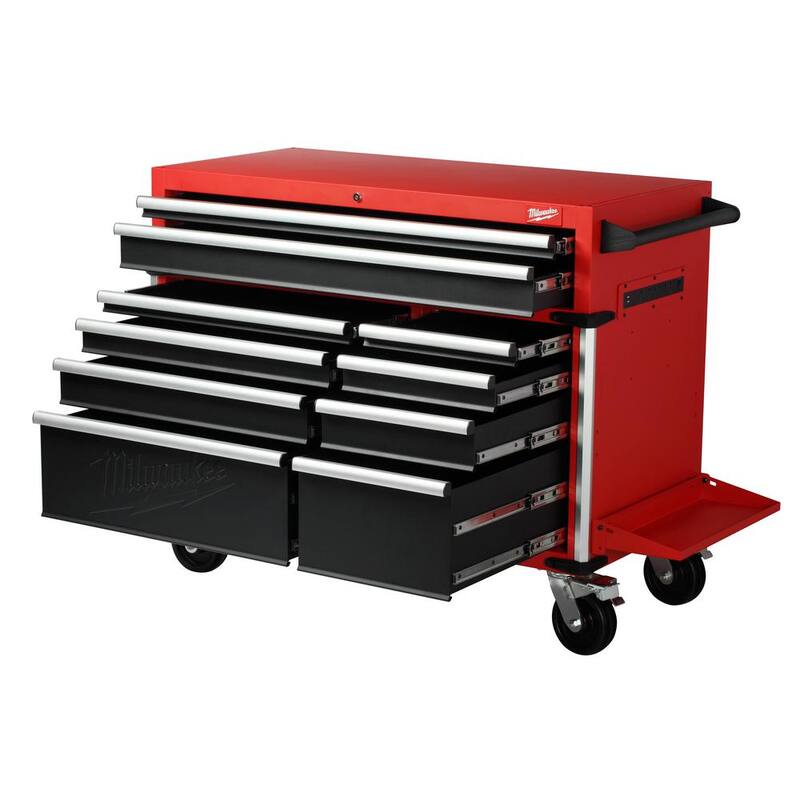 Gabinete con 10 cajones y ruedas de alta capacidad de Milwaukee - 48-22-8542