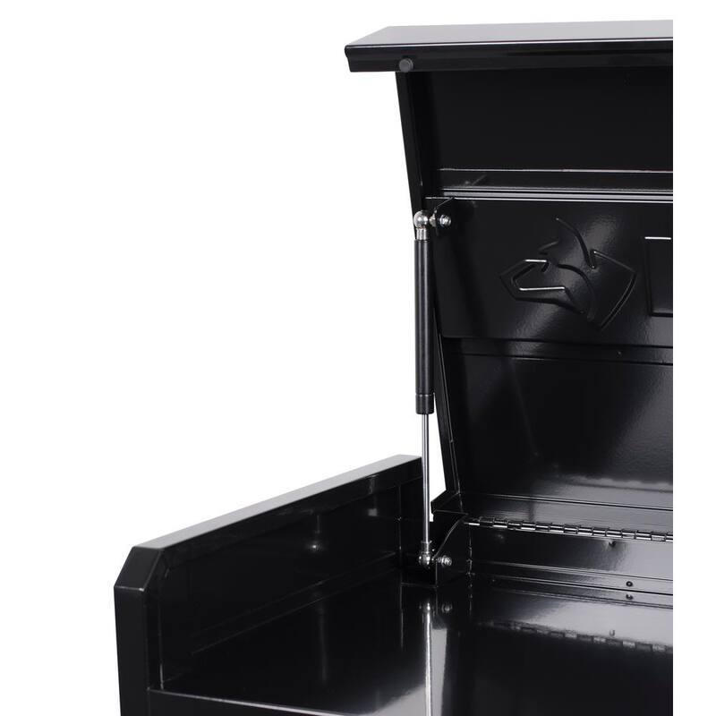 Almacenamiento de herramientas Husky de 26 pulgadas de ancho por 16 pulgadas de profundidad con 5 cajones, caja de herramientas con cubierta superior de color negro brillante - H26CH5BLK