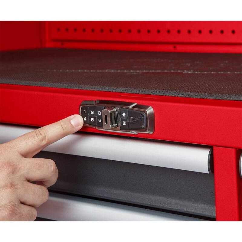 Milwaukee Gran Capacidad 56 pulgadas de Ancho x 22 pulgadas de Profundidad 8 Cajones en la Parte Superior del Gabinete de Herramientas - 48-22-8558