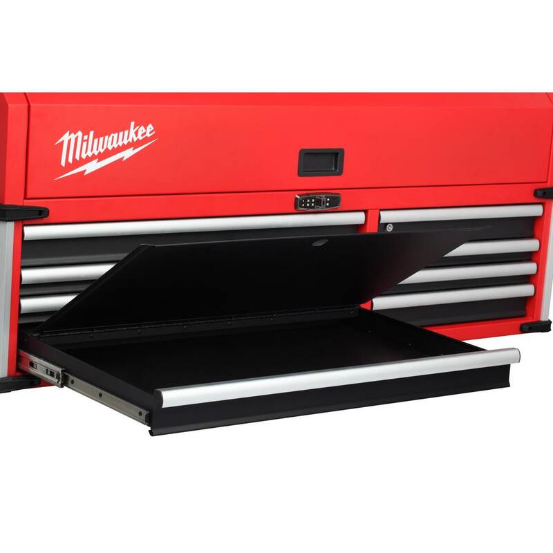 Milwaukee Gran Capacidad 56 pulgadas de Ancho x 22 pulgadas de Profundidad 8 Cajones en la Parte Superior del Gabinete de Herramientas - 48-22-8558