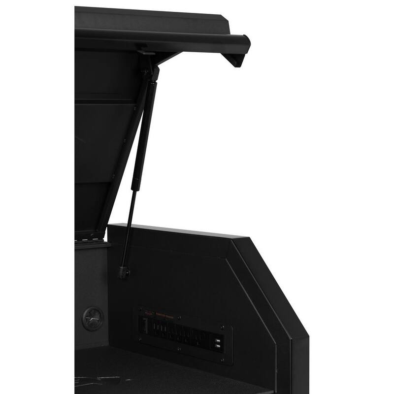 Almacenamiento de herramientas Husky 72 pulgadas de ancho x 23 pulgadas de profundidad, cofre de herramientas superior resistente en negro mate - H72CH9HD