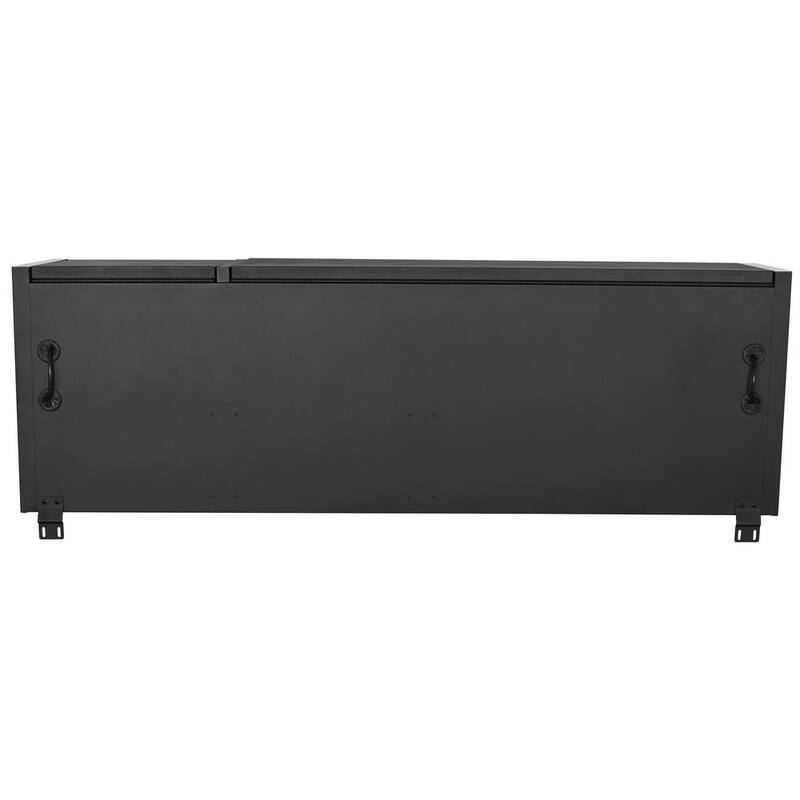 Almacenamiento de herramientas Husky 72 pulgadas de ancho x 23 pulgadas de profundidad, cofre de herramientas superior resistente en negro mate - H72CH9HD