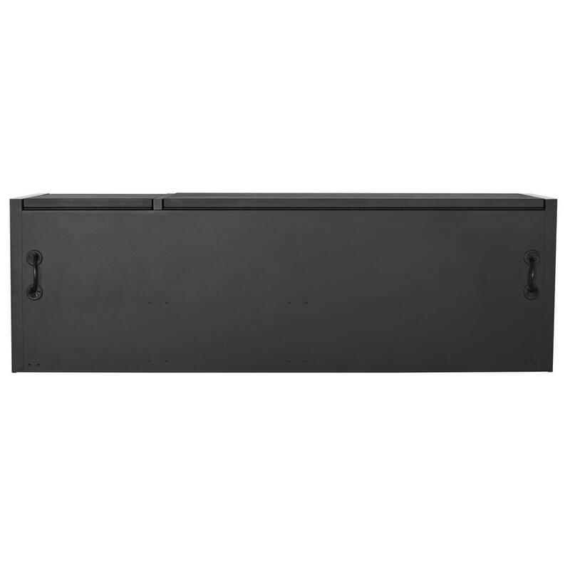 Almacenamiento de herramientas Husky 72 pulgadas de ancho x 23 pulgadas de profundidad, cofre de herramientas superior resistente en negro mate - H72CH9HD