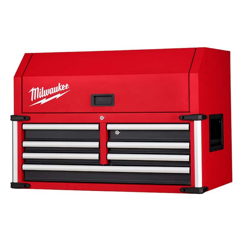Almacenamiento de herramientas Milwaukee de 36 pulgadas de ancho x 22 pulgadas de profundidad, cofre superior de alta capacidad para herramientas - 48-22-8538