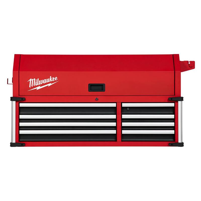 Milwaukee Cofre Superior de 8 Cajones de Alta Capacidad de 46 pulgadas de Ancho x 22 pulgadas de Profundidad - 48-22-8541