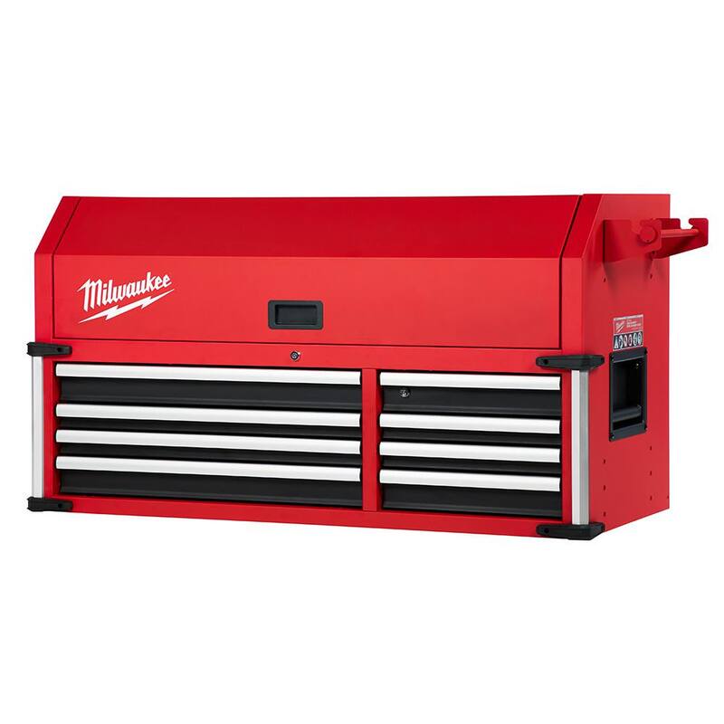 Milwaukee Cofre Superior de 8 Cajones de Alta Capacidad de 46 pulgadas de Ancho x 22 pulgadas de Profundidad - 48-22-8541