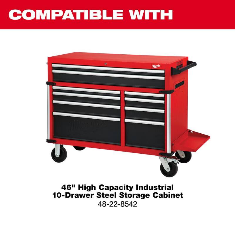 Milwaukee Cofre Superior de 8 Cajones de Alta Capacidad de 46 pulgadas de Ancho x 22 pulgadas de Profundidad - 48-22-8541