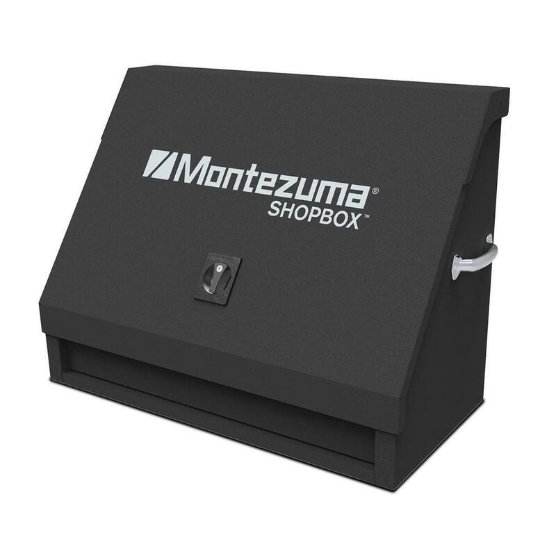 Montezuma 37 pulgadas de ancho x 18 pulgadas de profundidad 1 cajón Caja de herramientas portátil de acero negro para tiendas Triángulo para llaves, llaves y destornilladores - SB360DB