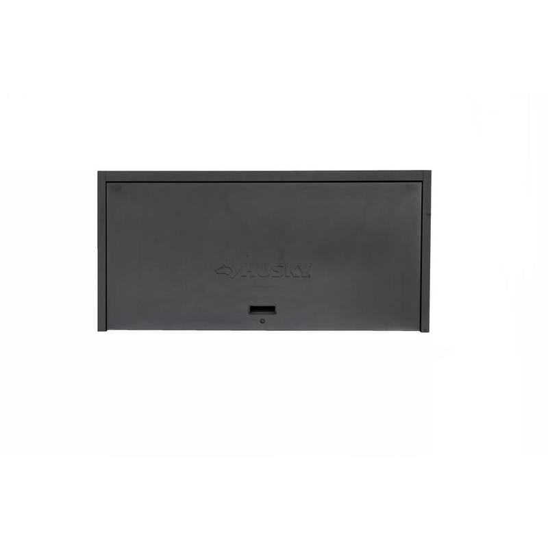 Almacenamiento de herramientas modular Husky Heavy Duty 62 pulgadas de ancho x 24 pulgadas de profundidad, cofre de herramientas negro mate en la parte superior - HOTC62XDBB1U