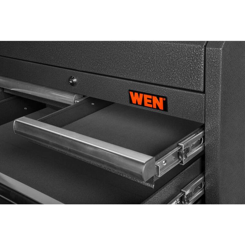 26 in. x 16 in. D Cofre de herramientas Premium con construcción de acero recubierto de polvo de calibre 21 resistente - GG261T