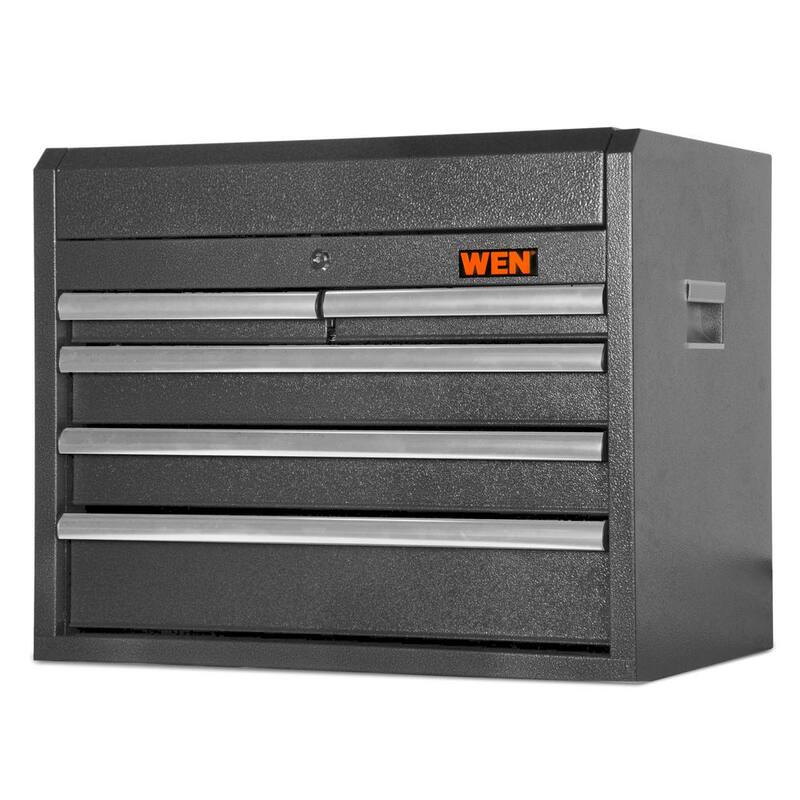 26 in. x 16 in. D Cofre de herramientas Premium con construcción de acero recubierto de polvo de calibre 21 resistente - GG261T