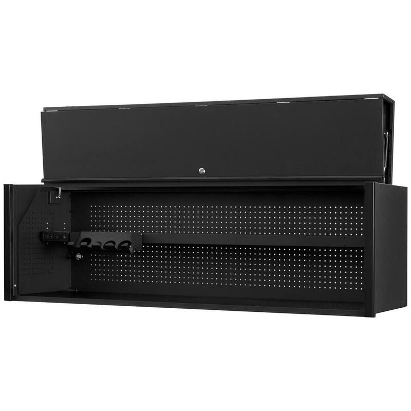 Estación de trabajo para herramientas Extreme Power DX Series de 72 pulgadas de ancho x 21 pulgadas de profundidad en color negro mate con asa negra - DX722101HCMBBK