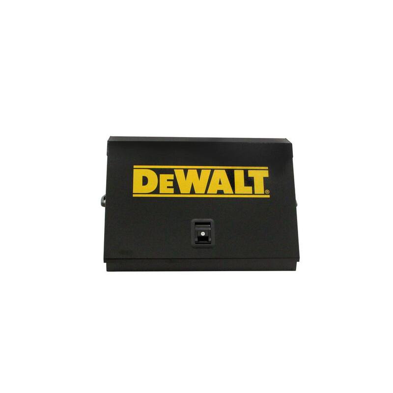 DEWALT 30 pulgadas de ancho x 15 pulgadas de profundidad. Caja de herramientas portátil con parte superior triangular para sockets, llaves y desarmadores en negro con recubrimiento en polvo - DXTB30BB