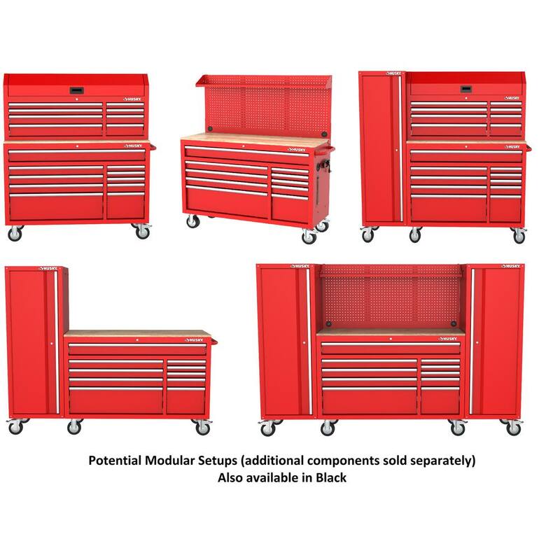 Husky Modular 20 in. W x 20 in. D Standard Duty 3-Shelf Red Rolling Side Tool Chest - H20LOCKMODRED

Cofre lateral rodante de herramientas Husky Modular de 20 pulgadas de ancho x 20 pulgadas de profundidad con 3 repisas estándar de servicio pesado en color rojo - H20LOCKMODRED