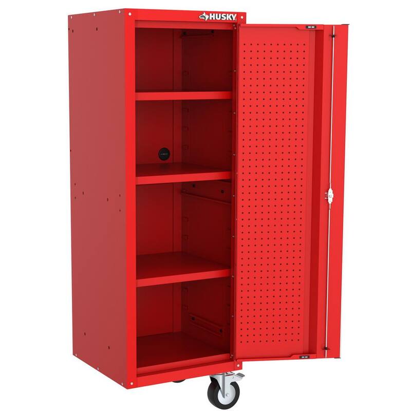Husky Modular 20 in. W x 20 in. D Standard Duty 3-Shelf Red Rolling Side Tool Chest - H20LOCKMODRED

Cofre lateral rodante de herramientas Husky Modular de 20 pulgadas de ancho x 20 pulgadas de profundidad con 3 repisas estándar de servicio pesado en color rojo - H20LOCKMODRED
