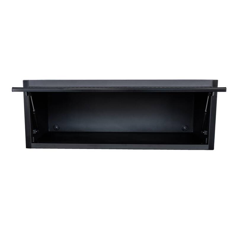 Husky Almacenamiento de herramientas modular de 55 pulgadas de ancho por 24 pulgadas de profundidad, cofre de herramientas de alta resistencia con tapa negra mate - HOTC55XDBB1H
