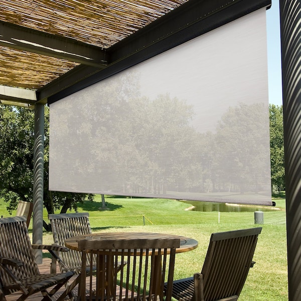 Keystone Fabrics Exterior Sun Shade, Maui, 96 in. W, Motor - E80.88.30