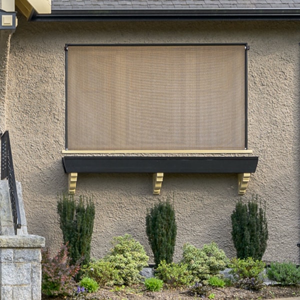 Keystone Fabrics Choice Sun Shade, Pole and Hand Crank Sy - P7725