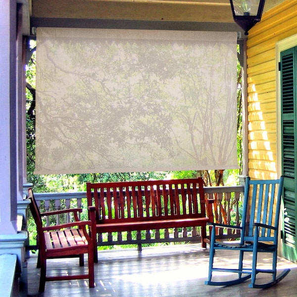 Keystone Fabrics Choice Sun Shade, Pole and Hand Crank Sy - P7725