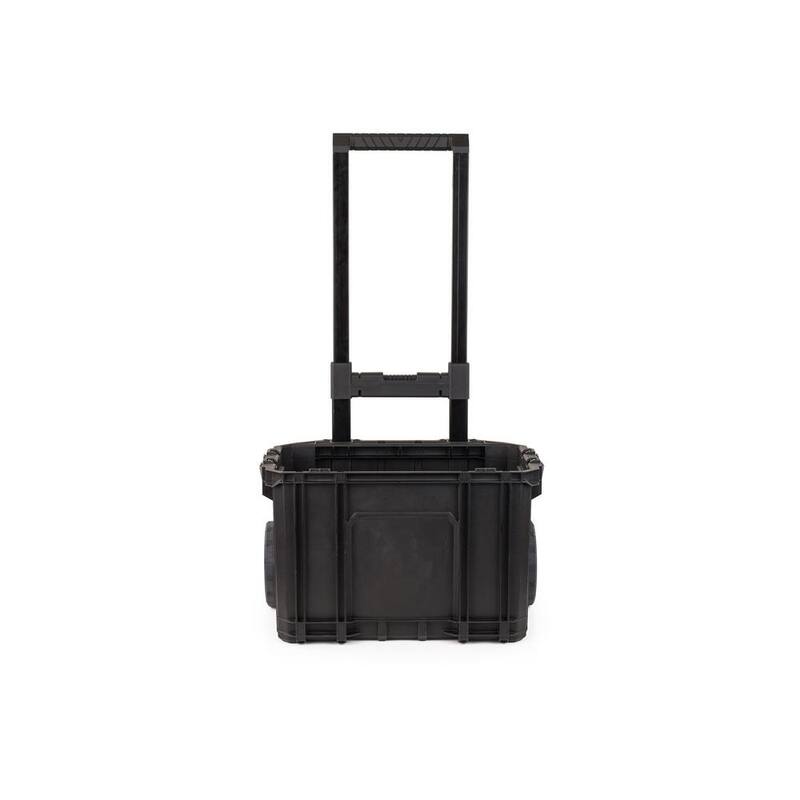 Husky Connect Stackable 22 in. Rolling Tool Cart, 22 in. Tool Box, and Pro Small Parts Organizer With 12 Removable Bins - 230381