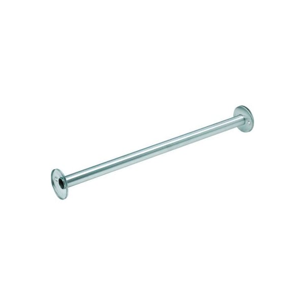 Bradley Bradley Corporation 48"W Shower Curtain Rod, Stainless Steel - 953-048000 - 953-048000