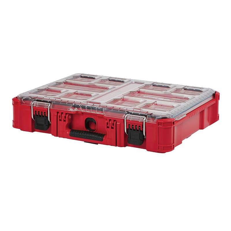 Milwaukee PACKOUT 11-Compartment Impact Resistant Portable Small Parts Organizer - 48-22-8430