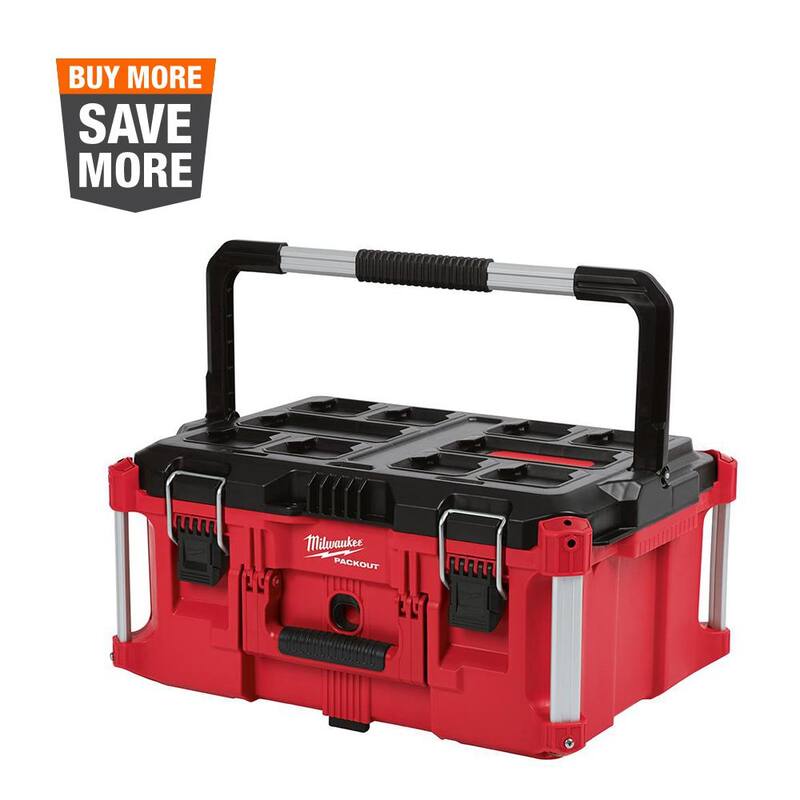 Milwaukee PACKOUT 22 in. Large Portable Tool Box Fits Modular Storage System - 48-22-8425