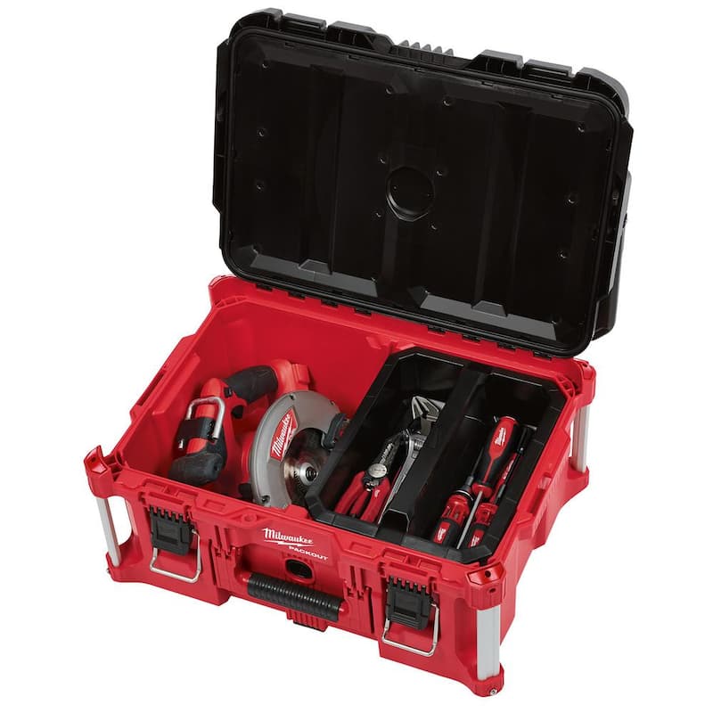 Milwaukee PACKOUT 22 in. Large Portable Tool Box Fits Modular Storage System - 48-22-8425