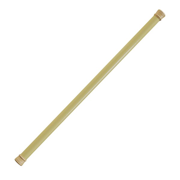 Jones Stephens 36in.-63in. Adjustable Spring Tension Shower Rod, Bone - JH64109