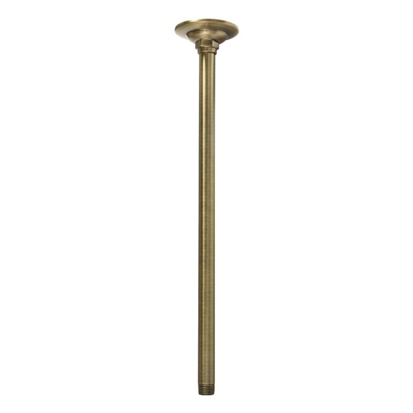 Showerscape K217A3 17-Inch Rain Drop Shower Arm, Antique Brass - K217A3