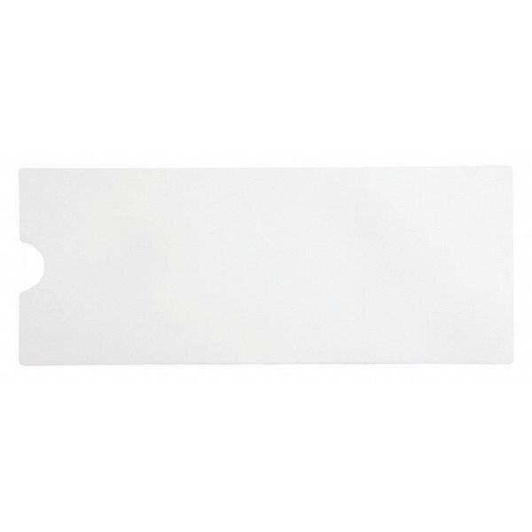 Jessup Flex Track Mat, White, 16"x40", Drain, PK6 - 4100-16X40-RW-CT