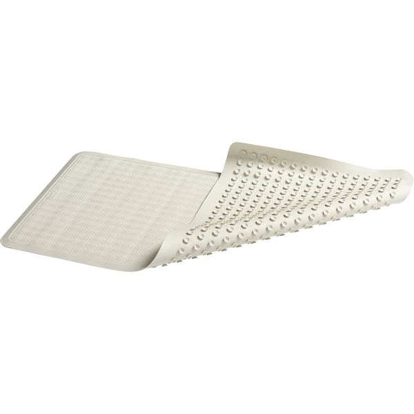 Rubbermaid Commercial Bath Mat, 22-1/4" L, 22-1/4" W, White, PK12 - 1982726