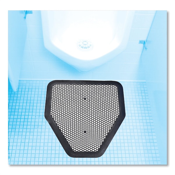 Big D Deo-Gard Disposable Urinal Mat, Charcoal, Mountain Air, 17.5x20.5, PK6 - 666800