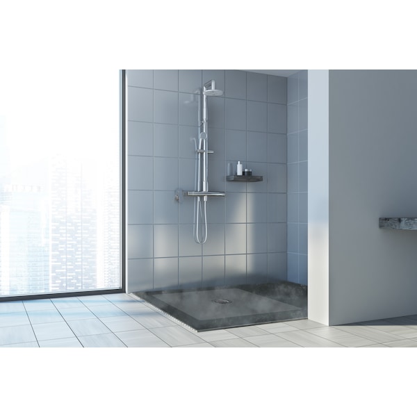 Handi Treads Non-Slip Shower Mat, 24" x 24", Clear, Adhesive, Mold and Mildew Resistant - HTSM2424CP1