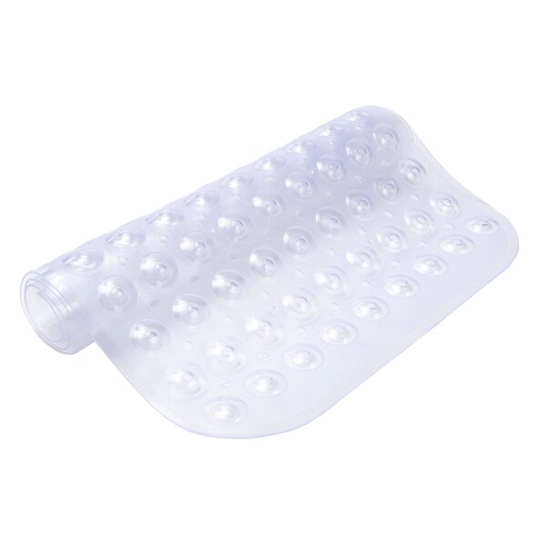 Kenney Mfg Non-Slip Bath, Shower, and Tub Mat with Suction Cups, Clear - KN61292V1