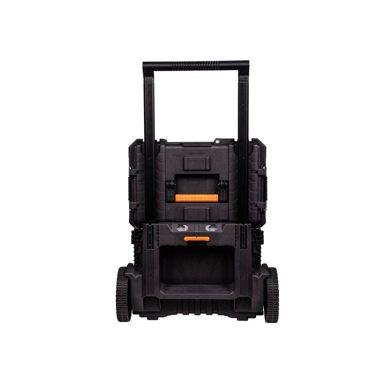 RIDGID Pro Gear System Gen 2.0 Stackable 25 in All Terrain Rolling Tool Box with 9 in. Wheels - 254065