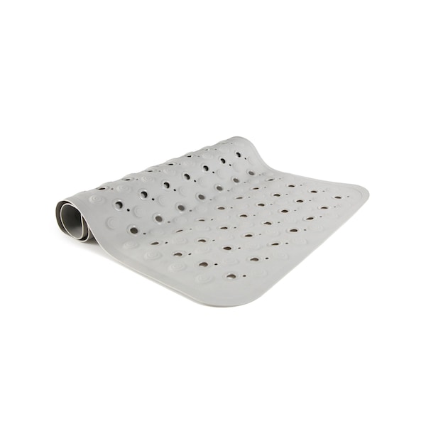 Kenney Mfg TPE Bath Shower, and Tub Mat, Gray - KN67262