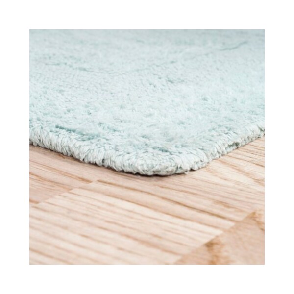 Hastings Home 2-piece 100-percent Cotton Bathmat, Reversible, Soft, Absorbent Bathroom Rugs, Seafoam - 820539BSQ