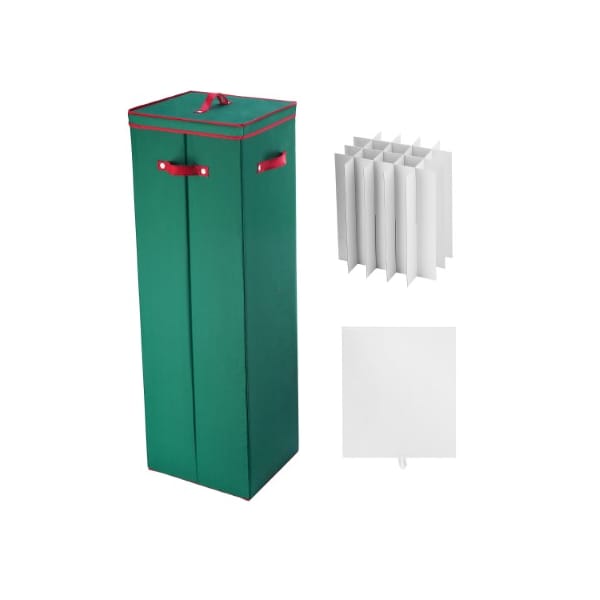 Hastings Home Wrapping Paper Storage Box Holds 20 Rolls of 40-inch Gift Wrap Use for Holiday and Christmas - 657361CVW