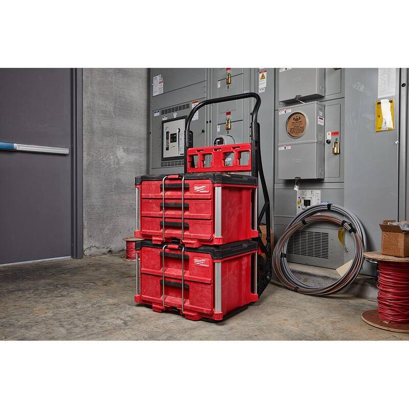 Milwaukee PACKOUT 22 in. Modular 3-Drawer Tool Box with Metal Reinforced Corners - 48-22-8443