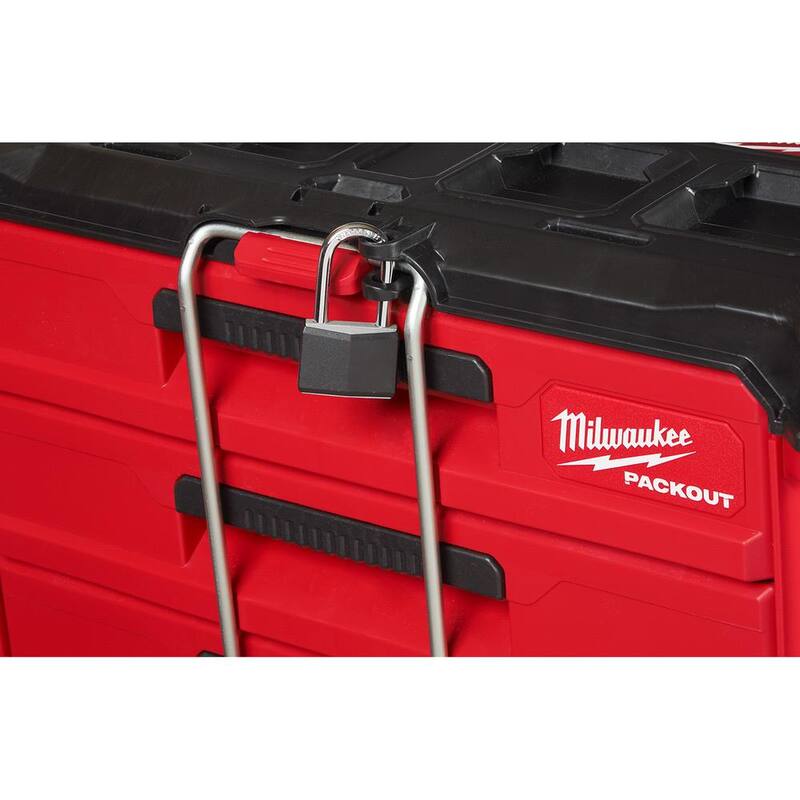 Milwaukee PACKOUT 22 in. Modular 3-Drawer Tool Box with Metal Reinforced Corners - 48-22-8443
